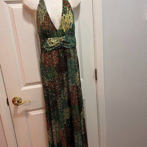 Claudia Richard colorful Maxi dress medium